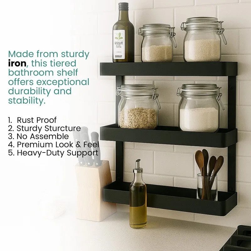 Tidy Aura Metal Racks -Black media 6