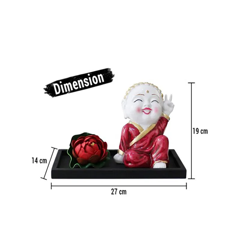 Blushing Buddha Showpiece media 5