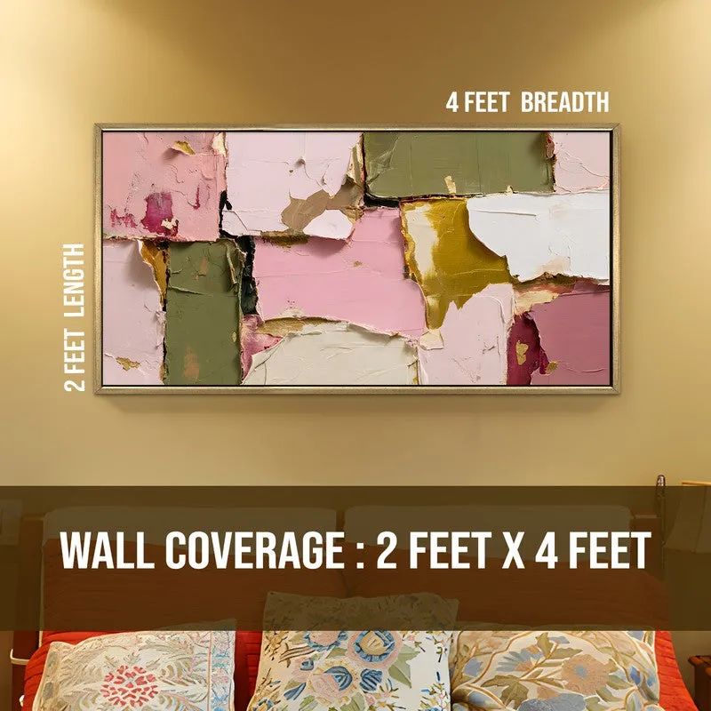 Blush Geometry Canvas Wall Art media 8