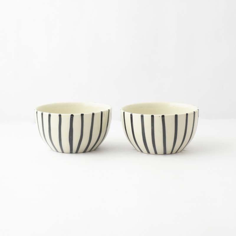 Striped Squad Ceramic Bowls - Set Of Two image 5