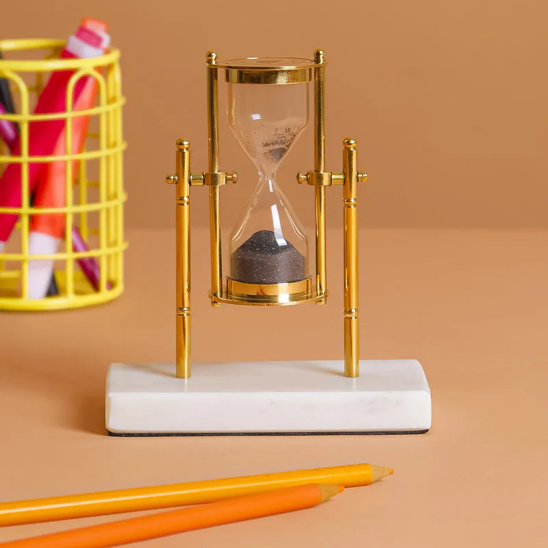 Marble I Hourglass Showpiece media 5
