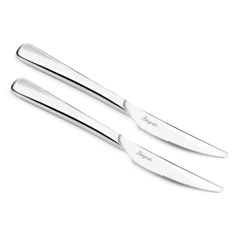 Lucia Stainless Steel Knife Set - Set of Two media 3