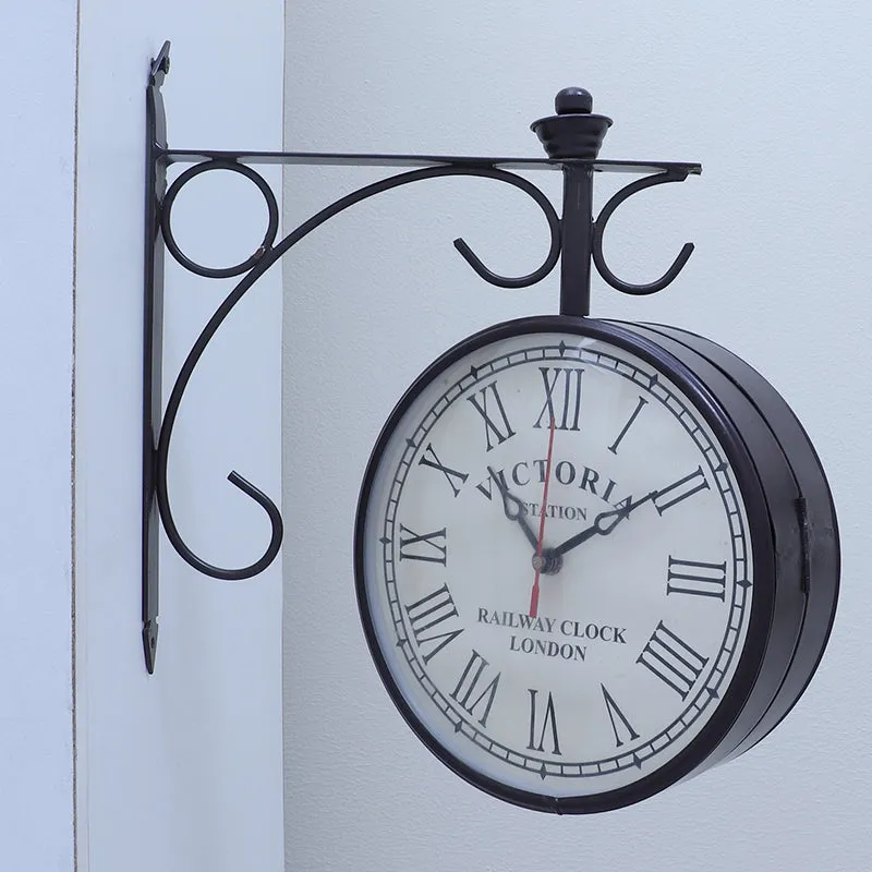 Time Sentinel Iron Wall Clock media 4