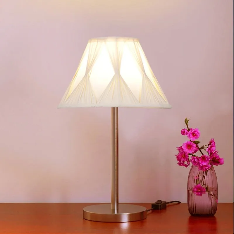 Noctra Glow Smocked Table Lamp - OffWhite media 3