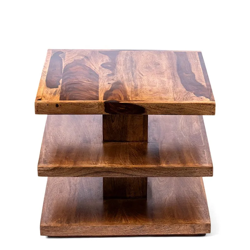 Xavex Sheesham Wooden Center Table - Brown media 3