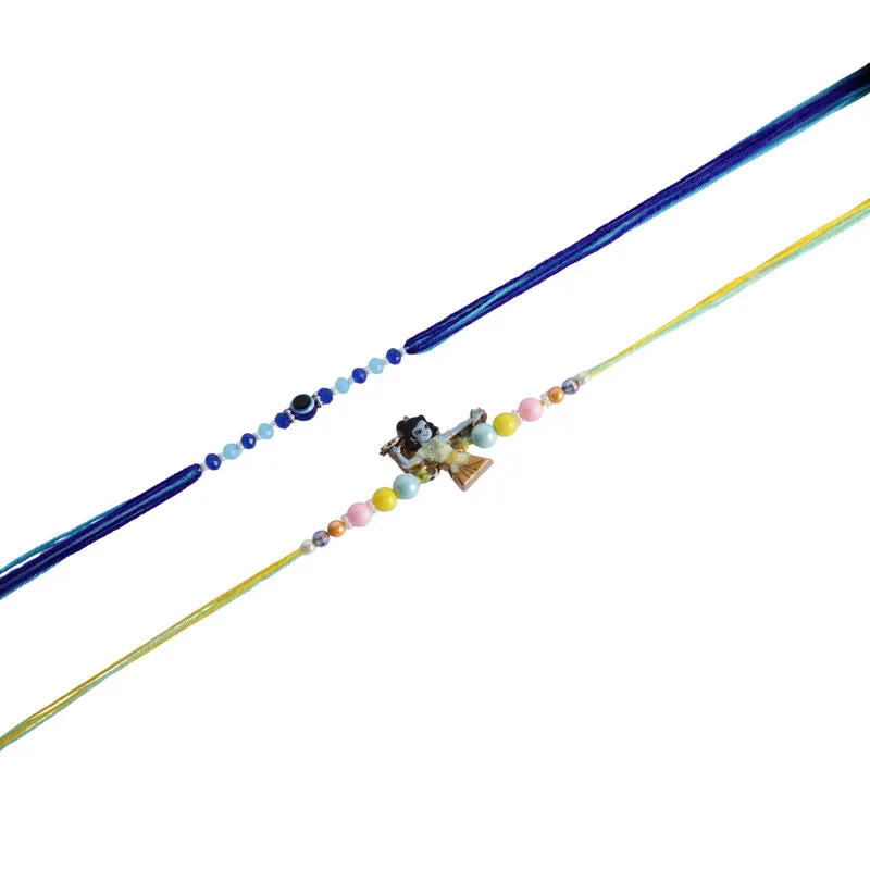 Unnikanna Rakhi with Roli Chawal - Three Piece Set media 7