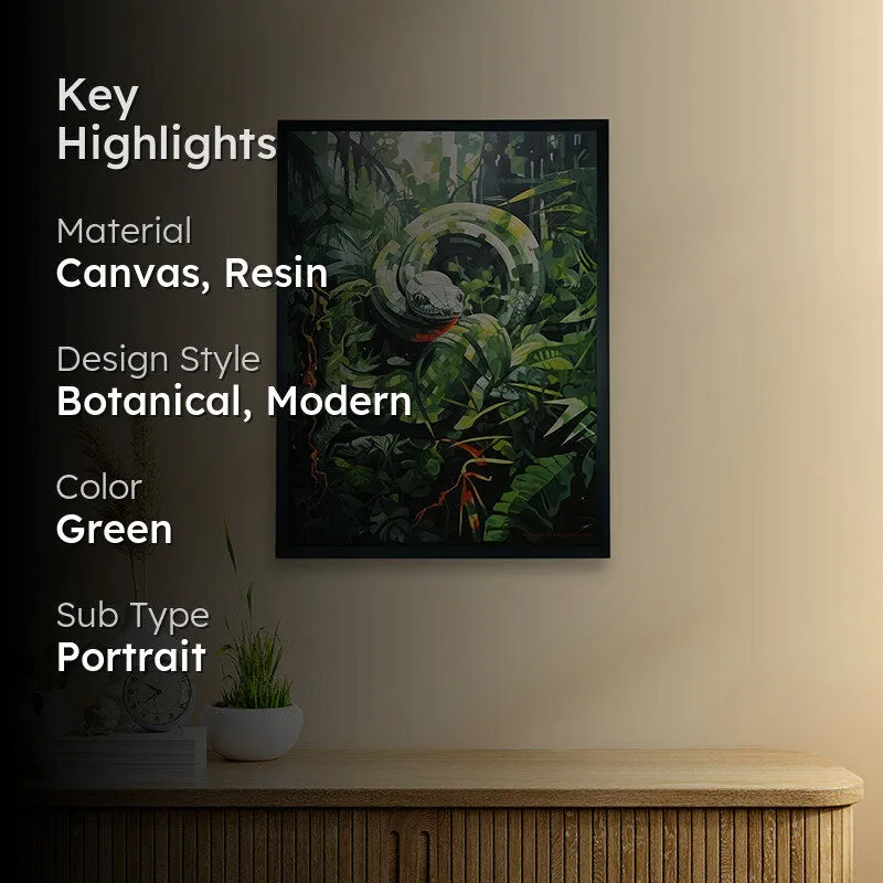 Snake Swirl Canvas Wall Art media 2