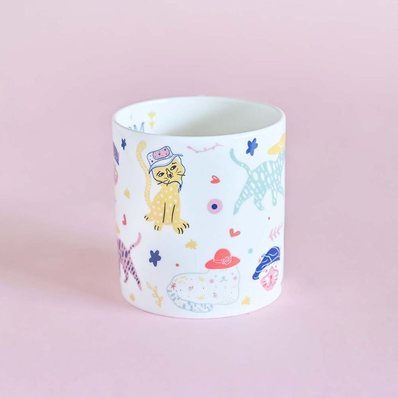 Cat Ceramic Coffee Bone China Coffee Mug (300 mL) media 5