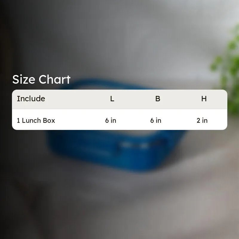 Fresh Savour Microwave Safe Lunch Box (Dark Blue) - 575 mL media 7