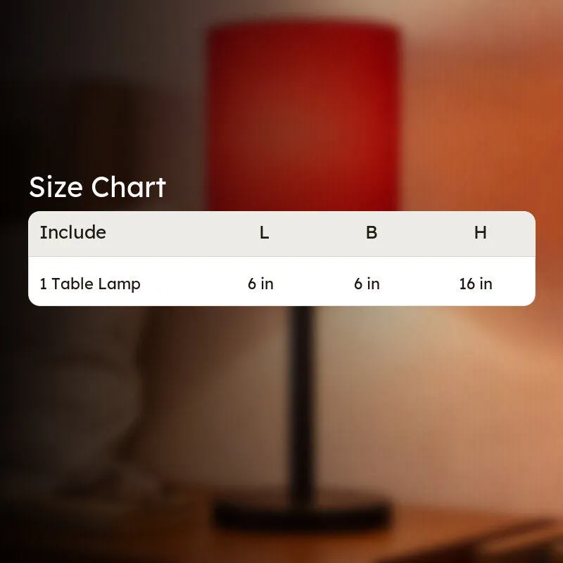Minimal Aura Table Lamp - Red media 6