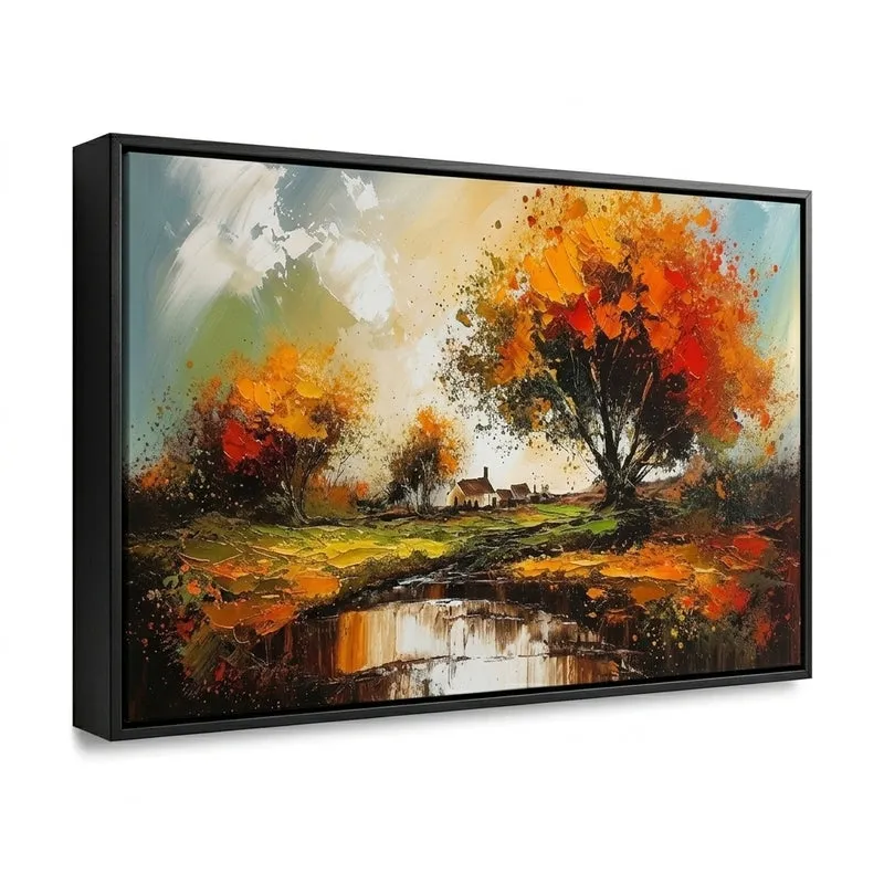 Autumn Shadow Canvas Wall Painting media 4
