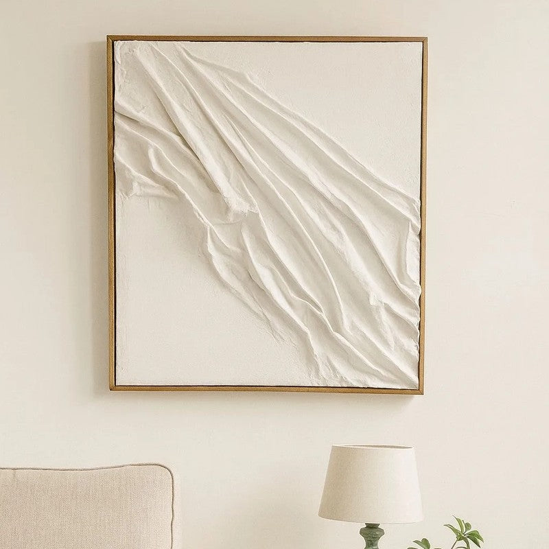 Draped Flow Handmade Canvas Wall Painting media 10