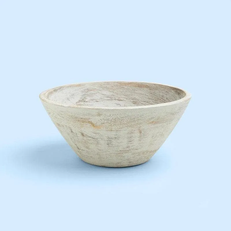 Basic Wooden Bowl Kutch White media 5