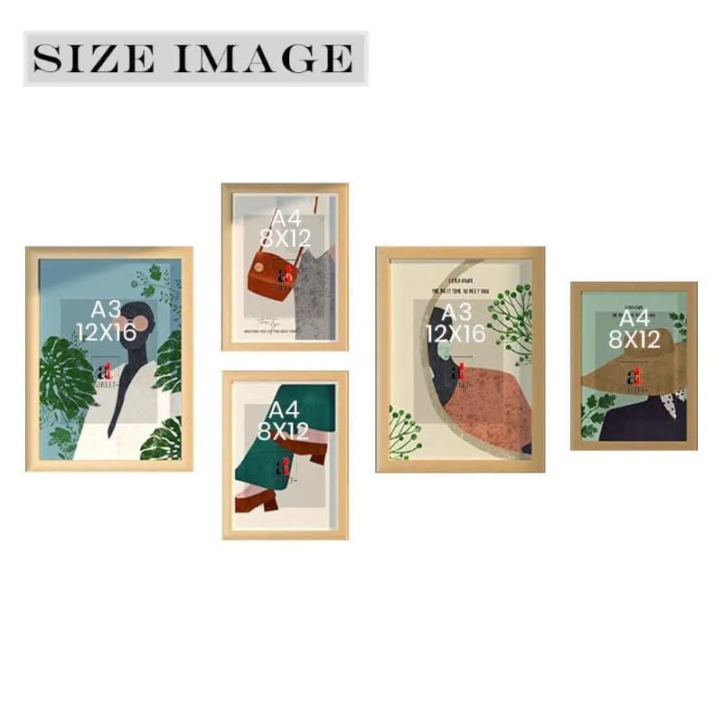 Diary Of An African Wall Art - Set Of Five media 5
