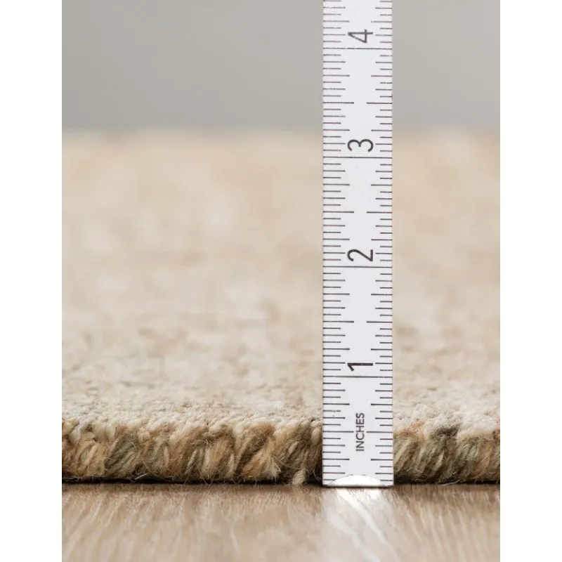 Leyla Hand Woven Wool Rug - Coffee media 8