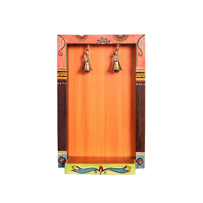 Swara Wooden Wall Accent With Bells media 4