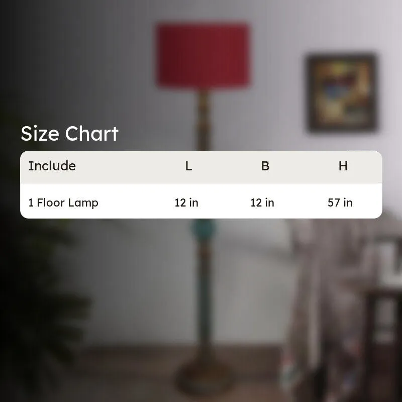 CylindraEdge Luxe Floor Lamp (Red) media 9