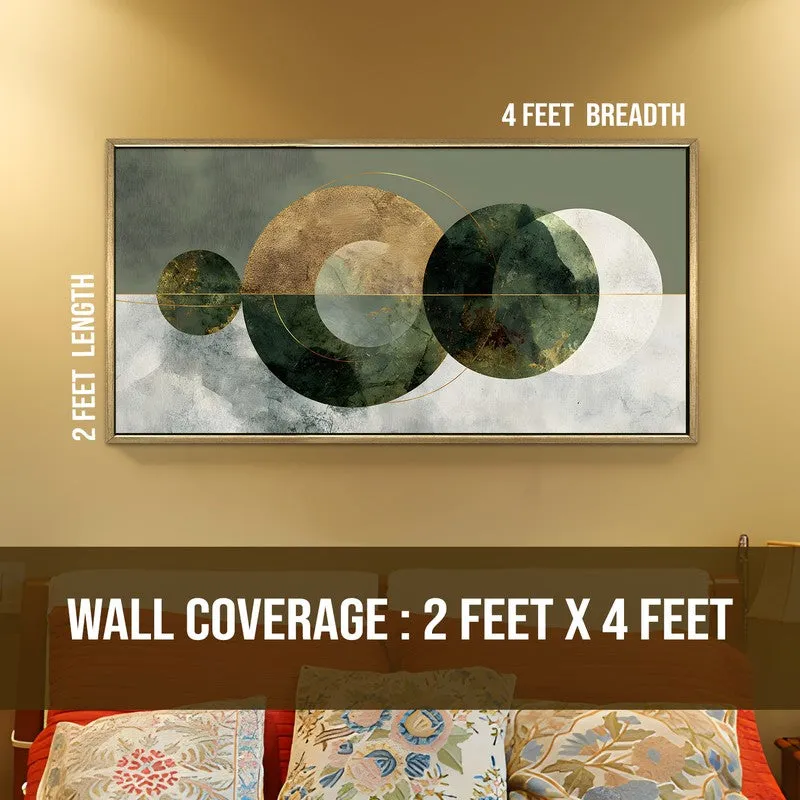 Olive Rhythm Canvas Wall Art media 8