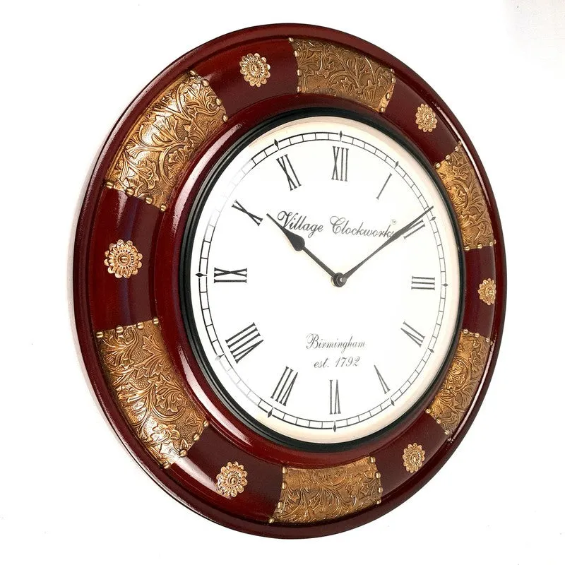 BoldHour Accent Wooden Wall Clock media 6
