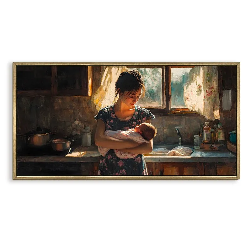 Cradelle Canvas Wall Painting With Frame media 3