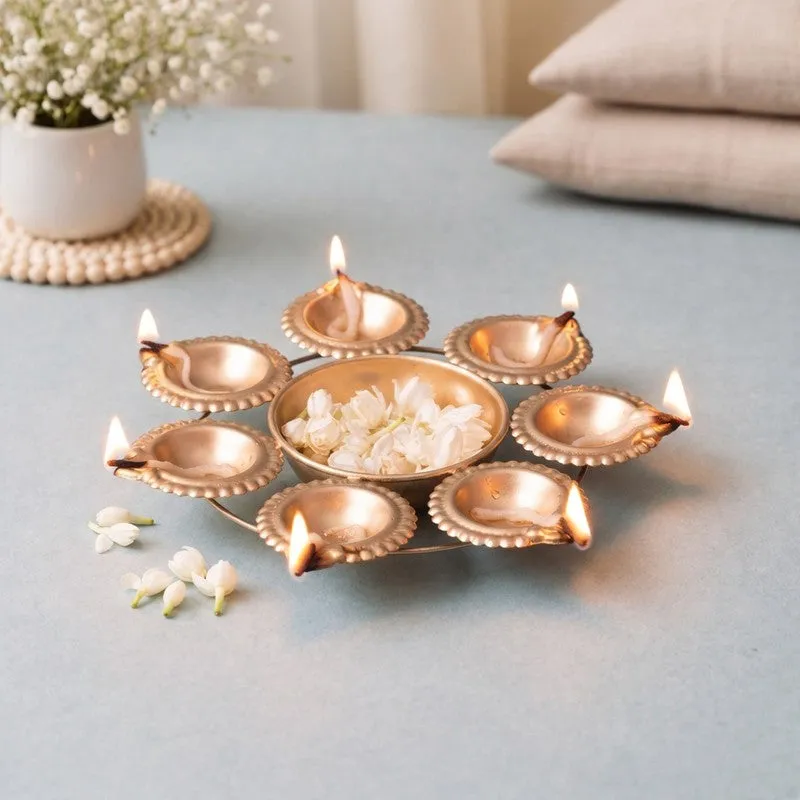 SwarnaJyoti Metal Diyas media 1