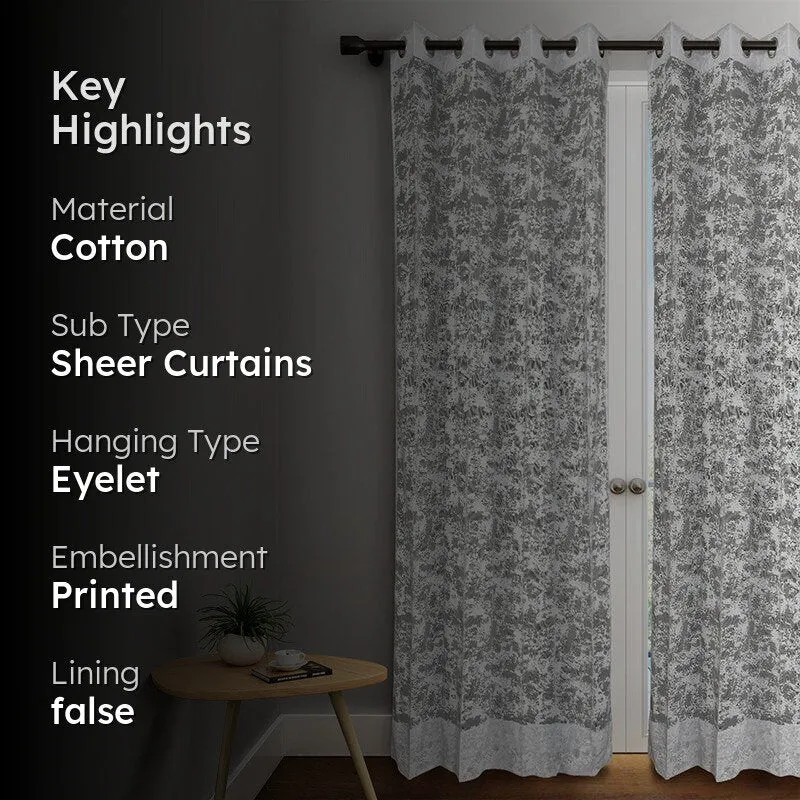Dela Jaquared Floral Curtain media 2