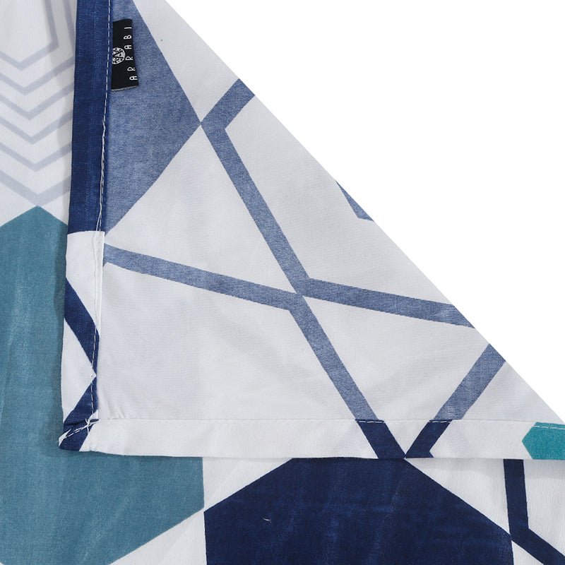 Hexa Haze Geometric Bedsheet - 130 GSM media 7