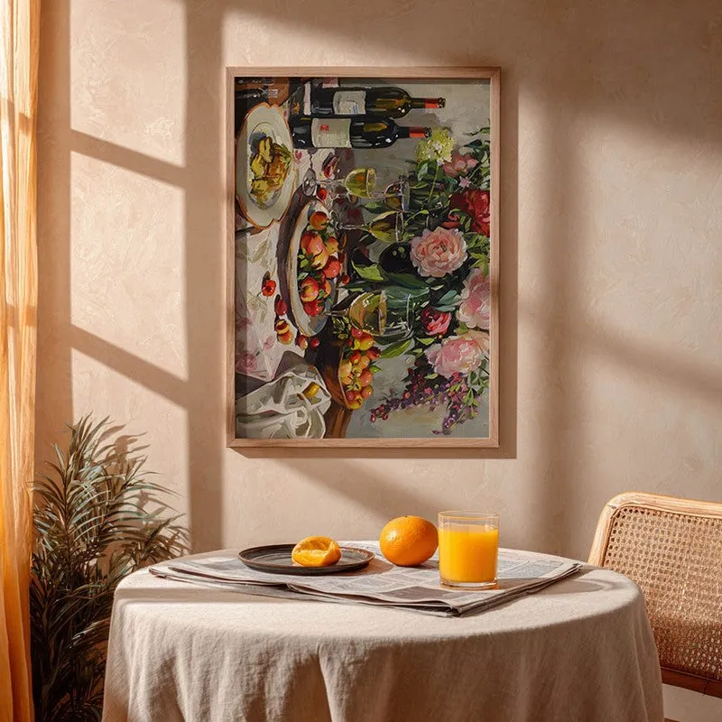 MartiniDining Archival Canvas Wall Art - Brown media 4
