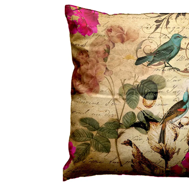 Vintage Tropics Printed Cushion Cover Set - Set Of Three media 5