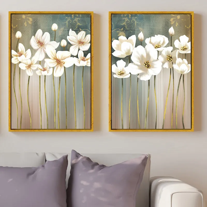 Flowered Twigs Canvas Wall Art media 1