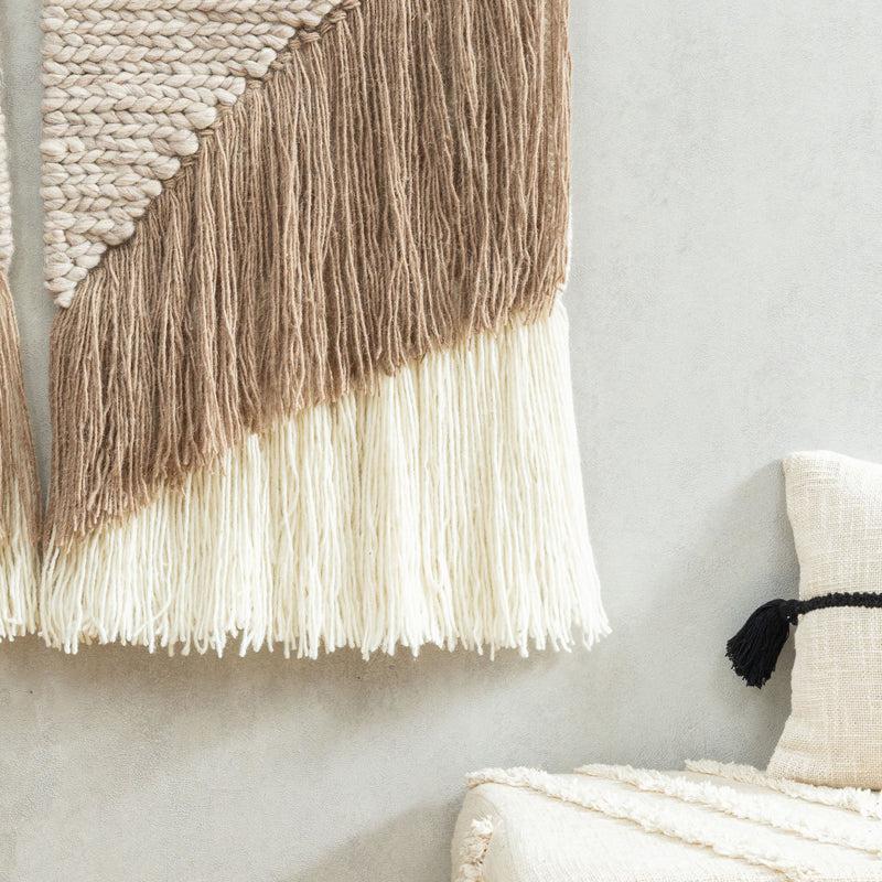 Haldir Handwoven Woolen Wall Accent - Set Of Two media 3