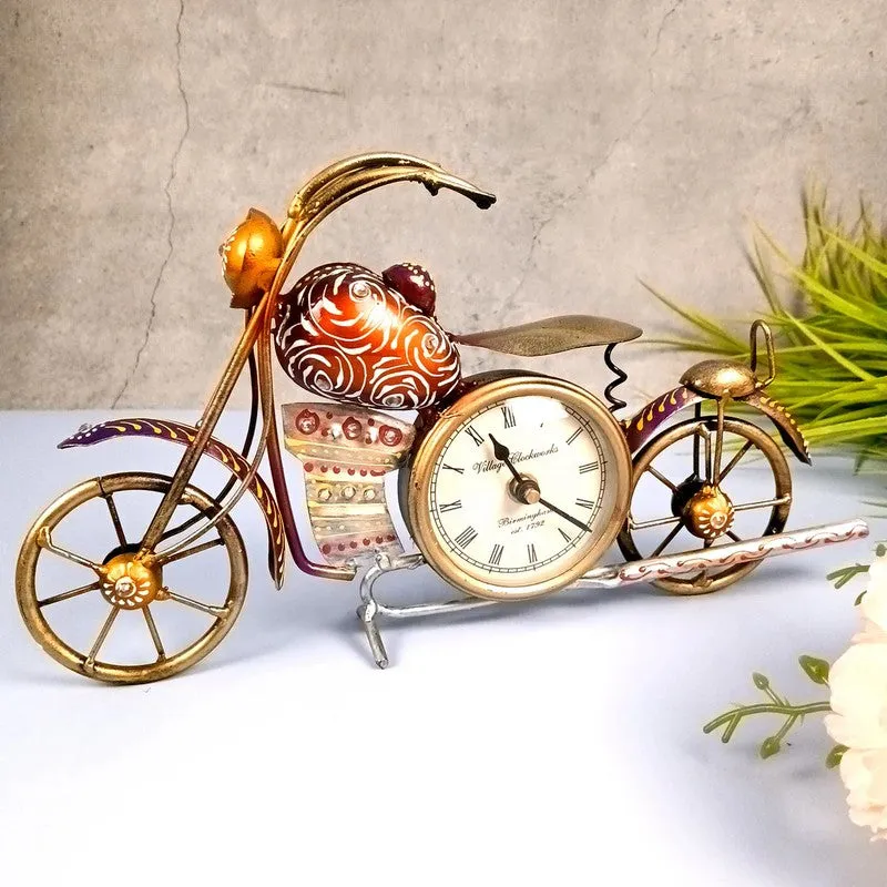 Bullet Bike Iron Table Clock media 5