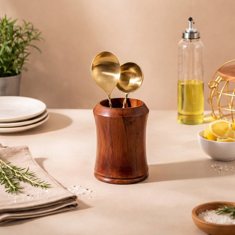Clayra Wooden Cutlery Holder