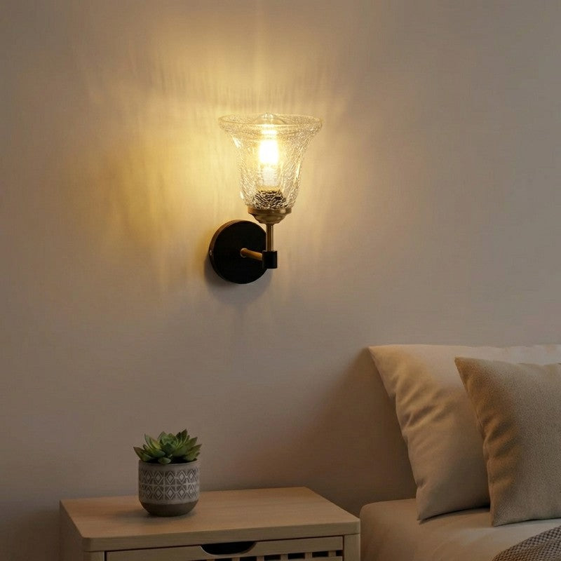 Royal Crystal Glass Wall Lamp