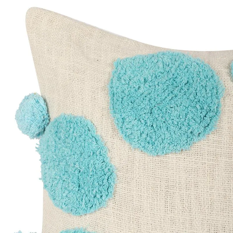 Bubble Bloom Tufted Cushion Cover - Blue media 4