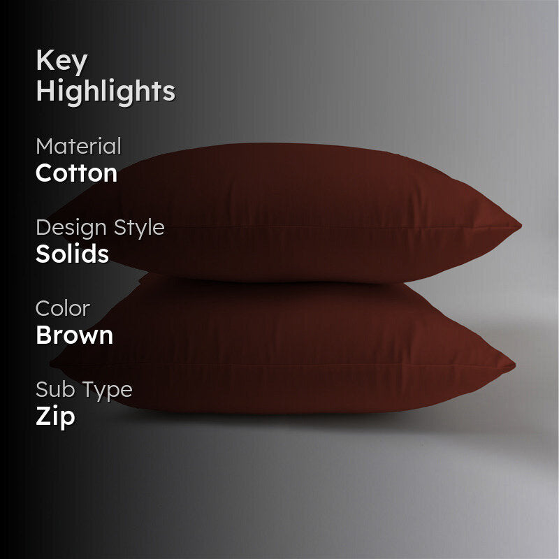 Brady Square Sofa Cushion (Terracotta Brown) - Set Of Two media 2