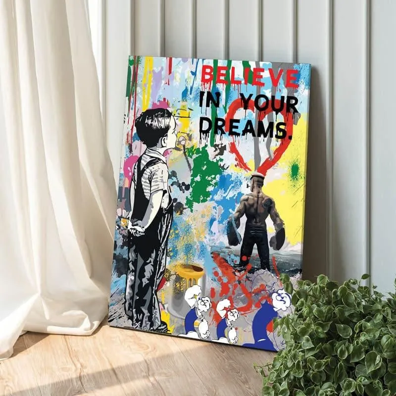 Dreams Come True Canvas Wall Painting media 3