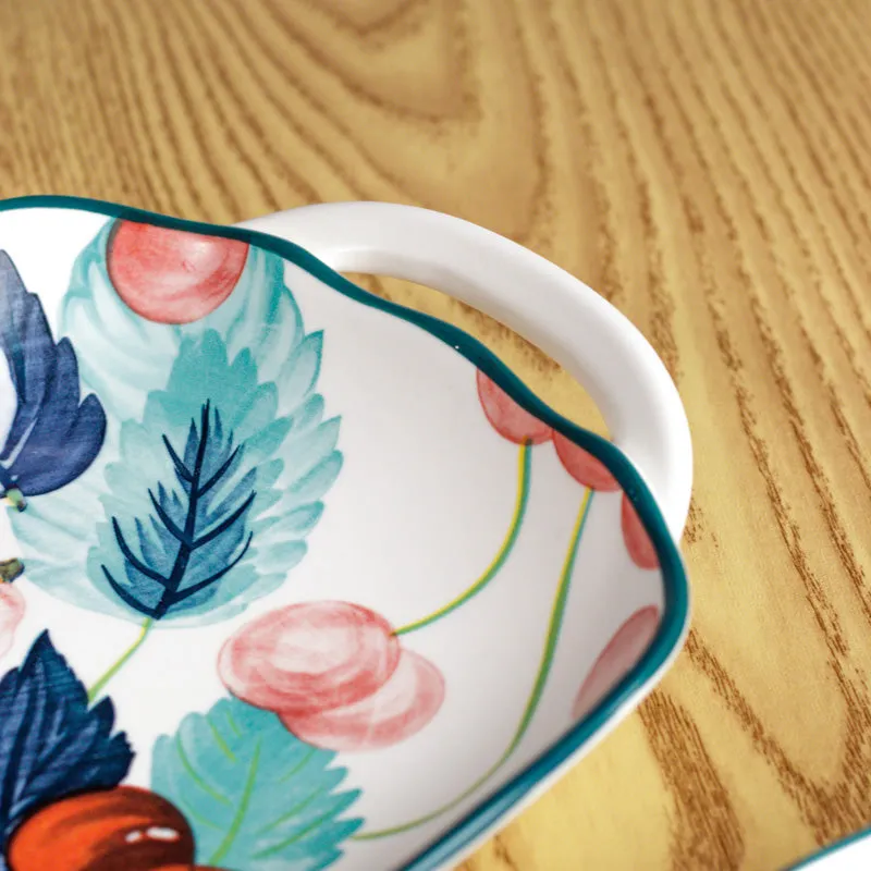 Rose Petal Porcelain Platter - Four Piece Set media 6