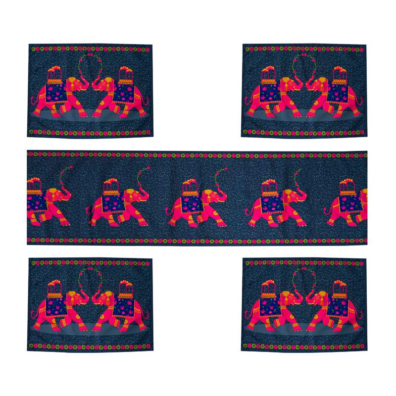 Regal Tusker Table Runner & Placemat - Five Piece Set media 4