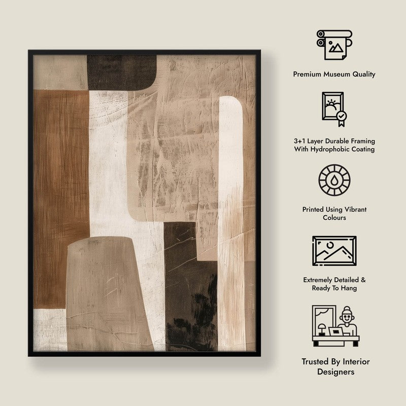 Cinnamon Sands Framed Canvas Wall Painting media 9