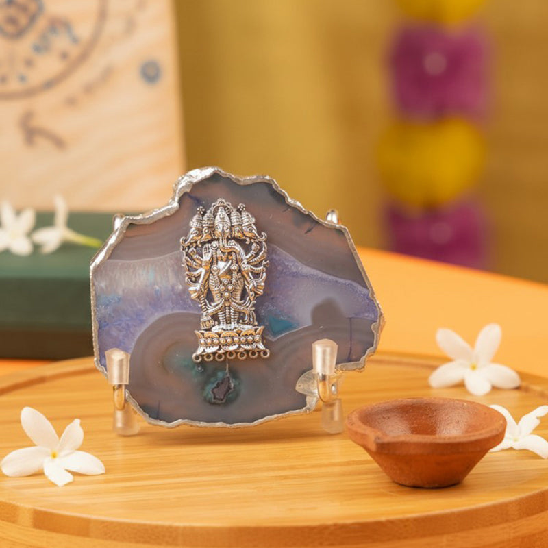Divine Aura Ganesha Showpiece media 3