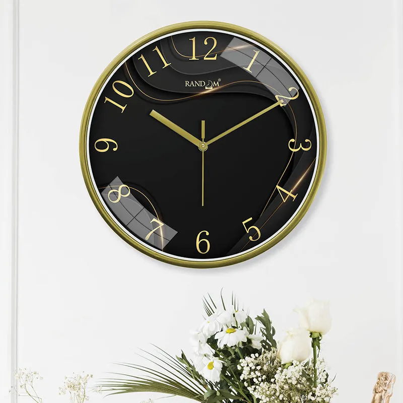 Tempus Noir Wall Clock media 1