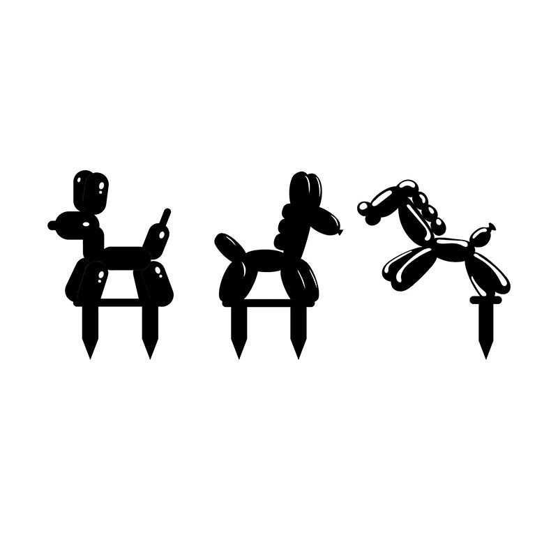 Balloon Bounce Garden Stake - Set Of Three media 4
