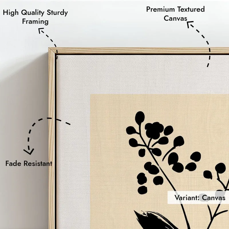 Harmona Canvas Wall Painting With Brown Frame media 7