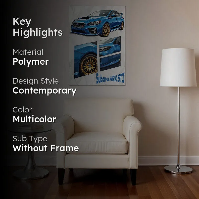 Aqua Racer Wall Poster media 2