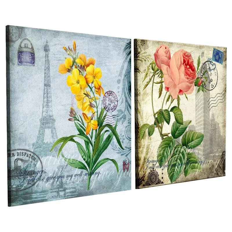 Hackett Floral Wall Art - Set Of Two media 3