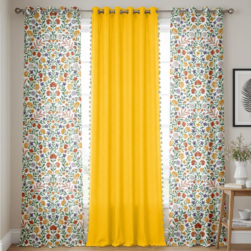 Urban Space Vasant Curtains - Set Of Three media 3