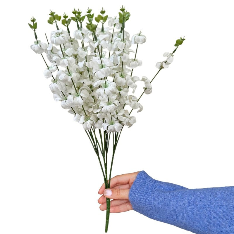 Faux Cherry Blossom Polyester Artificial Flower media 6