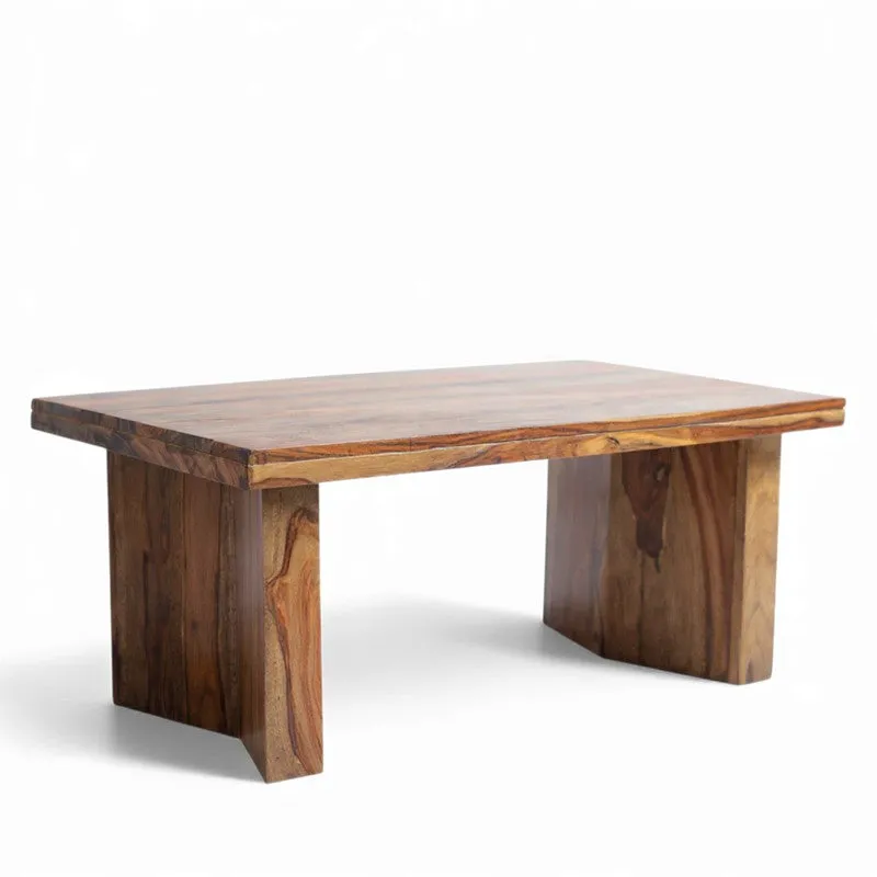 Avenox Sheesham Wooden Center Table - Dark Brown media 3