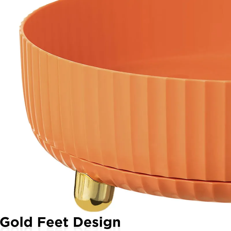 Bits & Bliss Revolving Desk Organizer - Orange media 5